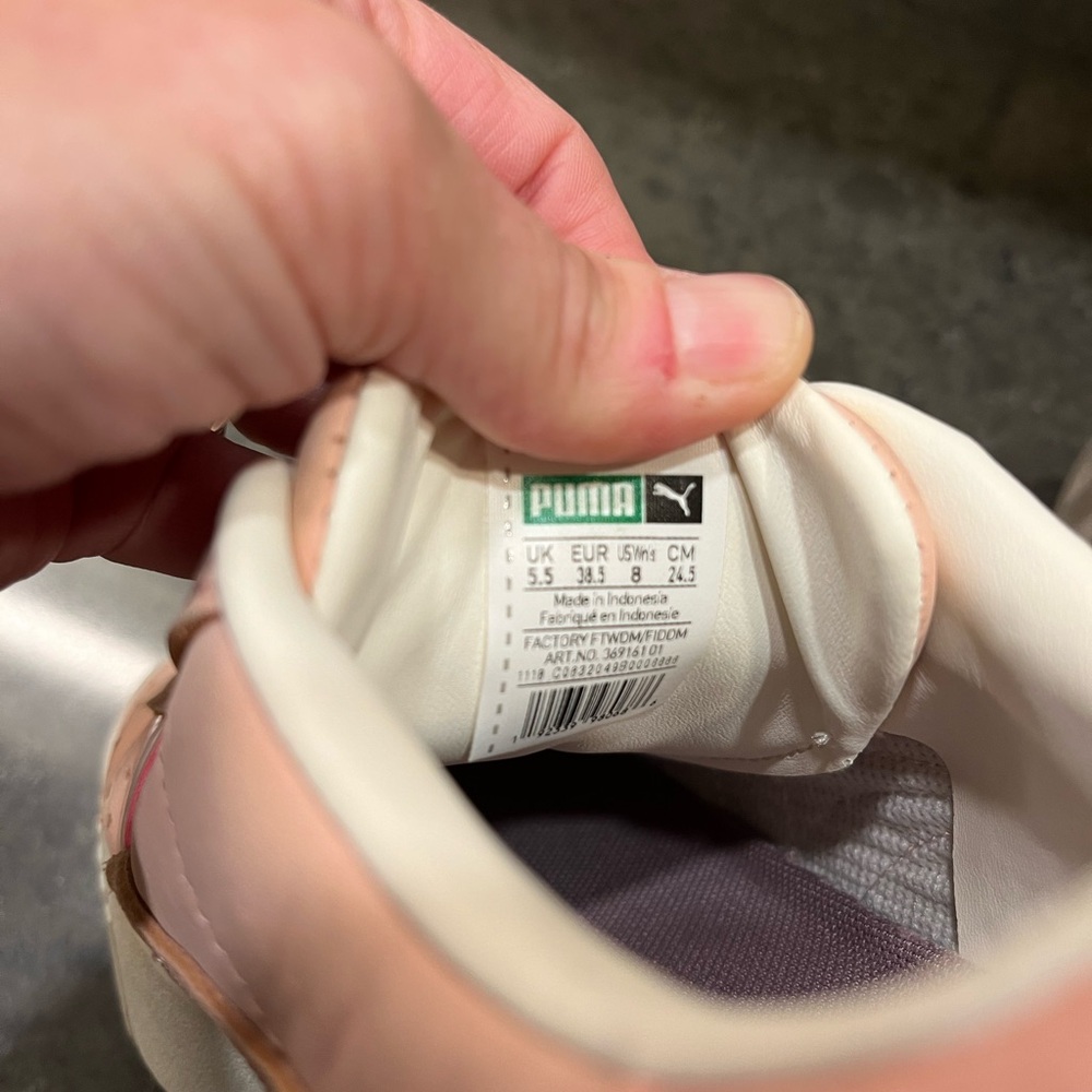 Puma Pink Platform Sneakers, women’s size 8 - Picture 7 of 7